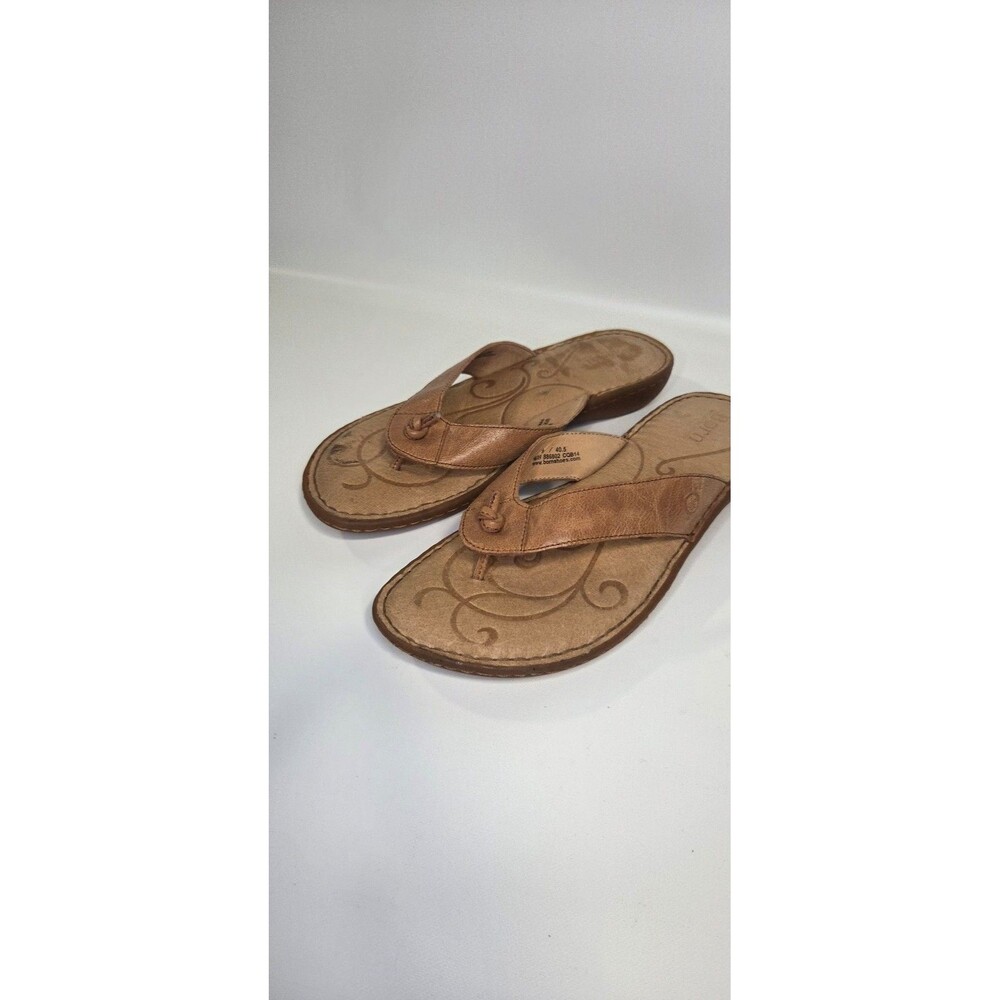 Born Leather Sandals Hand Crafted sz 9 Comfort Thong